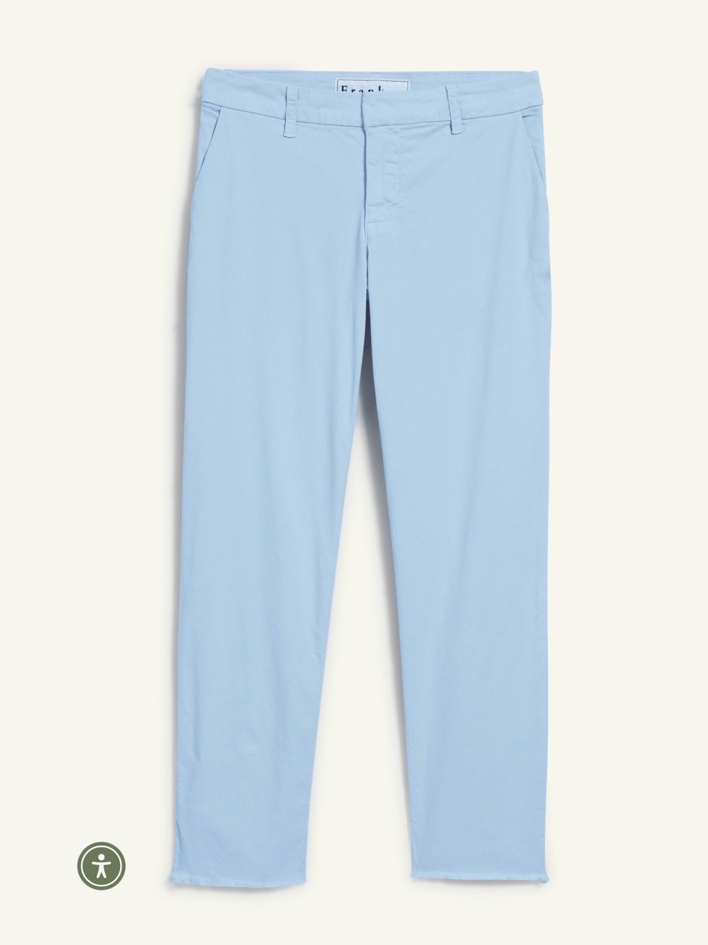 Frank & Eileen Wicklow The Italian Summer Blue Chino Pants Cropped Women’s 2